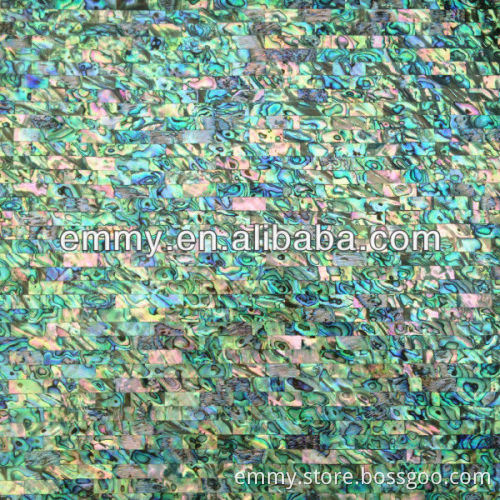 Abalone mother of pearl paua seashell mosaic wall tile